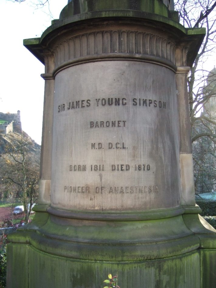 James Young Simpson Monument
